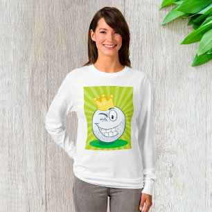 Camiseta Engraçado Golf Ball King De Golfe
