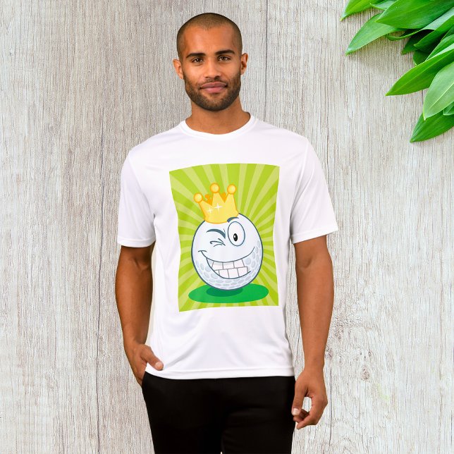 Camiseta Engraçado Golf Ball King De Golfe (Criador carregado)