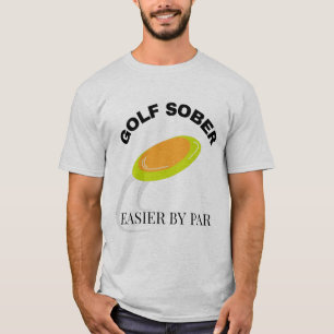 Camiseta Engraçado Golf Disco Sólido Mais Fácil por Cota