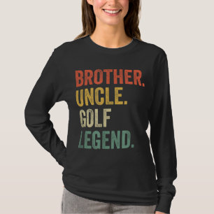 Camiseta Engraçado Golfista Irmão Tio Golf Legend Ret