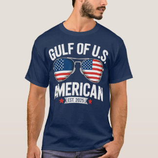 Camiseta Engraçado Golfo Dos Estados Unidos, Óculos De Sol