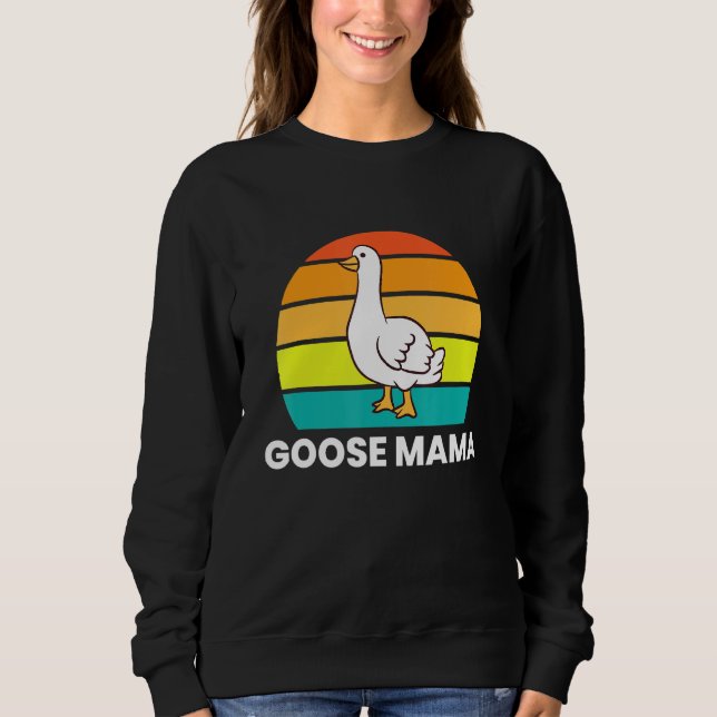 Camiseta Engraçado Goose Mama (Frente)