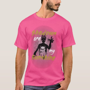Camiseta Engraçado Gótico e Gótico oculto escuro Art Emo Sa