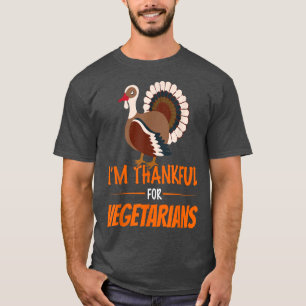 Camiseta Engraçado Graças à Vegetariana