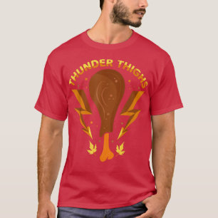Camiseta Engraçado, graças ao trovão do roupa do peru