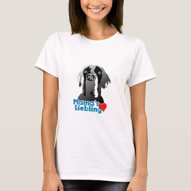 Camiseta Engraçado Great Dane Ilios (Frente)