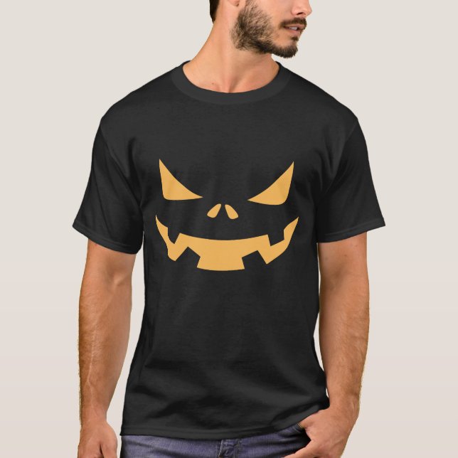 Camiseta Engraçado Grumpy Halloween Bompkin Design mulheres (Frente)