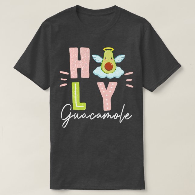 Camiseta Engraçado Guacamole Cute Enganando Avocado Com H (Frente do Design)