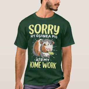 Camiseta Engraçado Guiné Pig Lover Gráfico de Mulheres e Ho