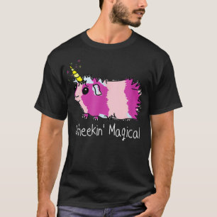 Camiseta Engraçado Guiné Pig Unicorn Wheekin Magical Cute