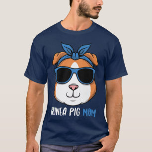 Camiseta Engraçado Guiné Porco Mãe Premium Mulheres