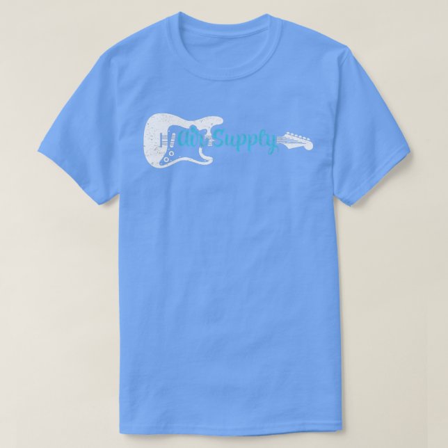 Camiseta Engraçado Guitar Lover Air (Frente do Design)