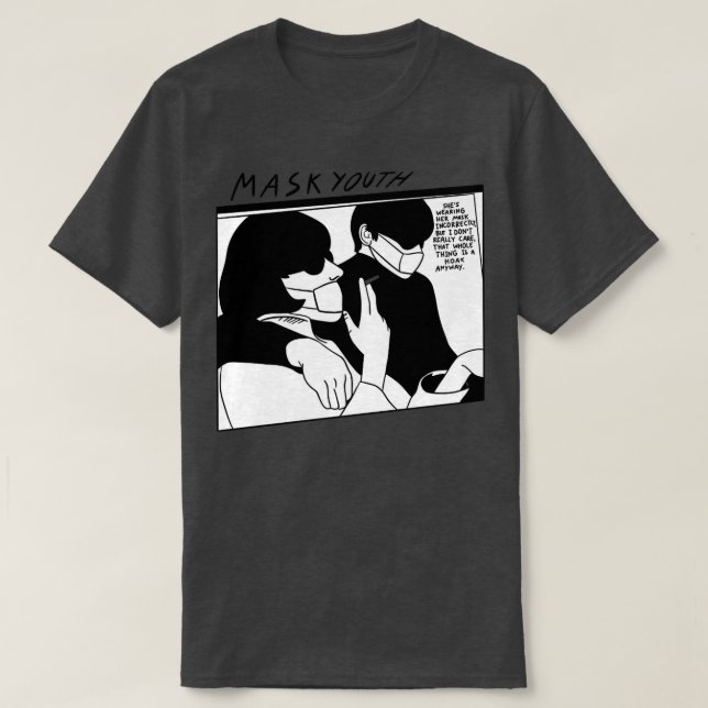 Camiseta Engraçado Guitarista dos anos 90 Música 2020 Másca (Frente do Design)