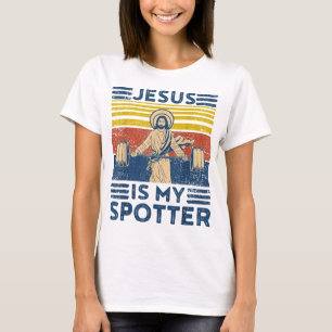 Camiseta Engraçado Gym Jesus É Meu Destemido Engraçado Jesu