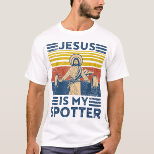 Camiseta Engraçado Gym Jesus É Meu Destemido Engraçado Jesu
