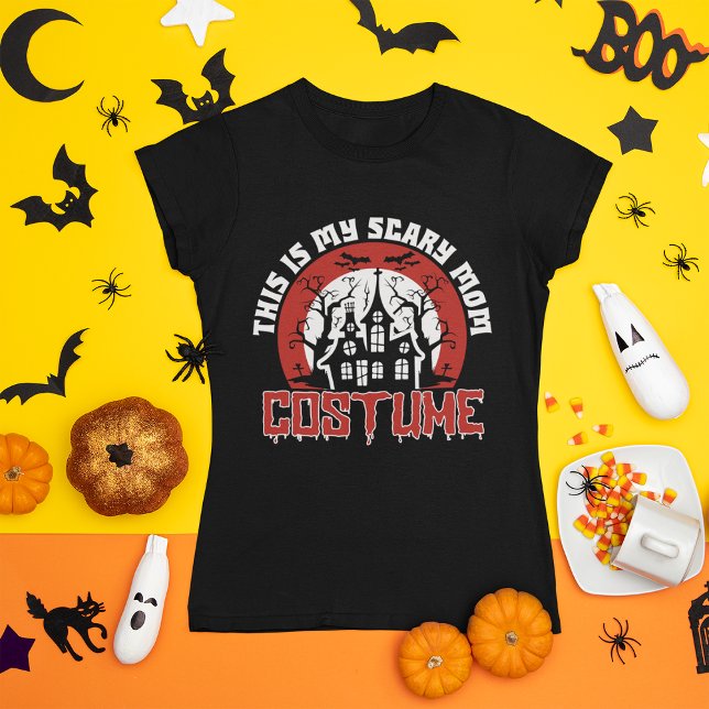 Camiseta Engraçado Halloween, Casa de Halloween, camiseta-m (Criador carregado)