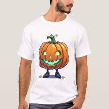 Engraçado Halloween Jack-O-Lanterna com Pernas