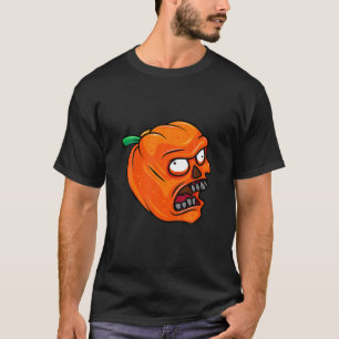 Camiseta Engraçado Halloween Pumpkin Rosto Festa de Hallowe