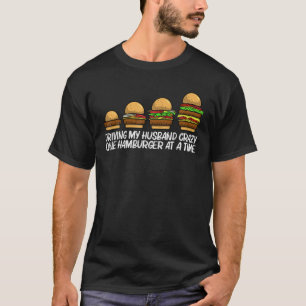 Camiseta Engraçado Hamburger Presente Para Mulheres Mãe C