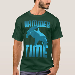 Camiseta Engraçado, Hammer Time Hammerhead Shark