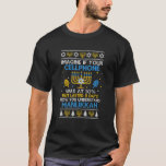 Camiseta Engraçado Hanukkah Chanukah Celular Menorah Ugly S<br><div class="desc">Engraçado Hanukkah Chanukah Celular Menorah Ugly Sweater</div>