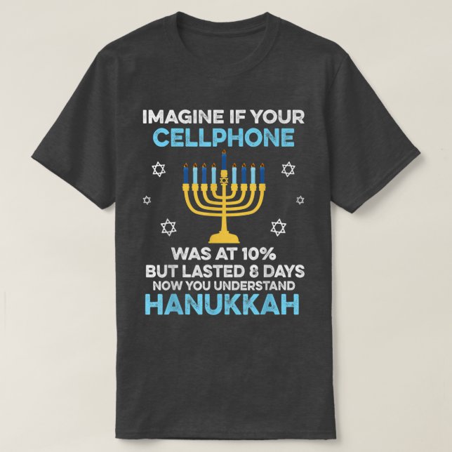 Camiseta Engraçado Hanukkah dá presentes ao telefone celula (Frente do Design)