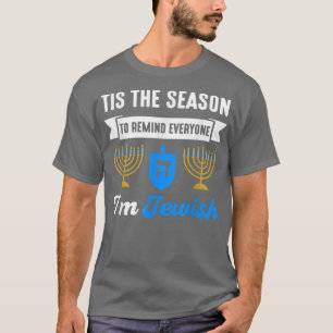Camiseta Engraçado Hanukkah dizendo festa do Patrimônio Jud