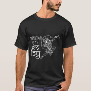 Camiseta Engraçado Hanuman É Meu Deus Hindu De Om Boy (2)