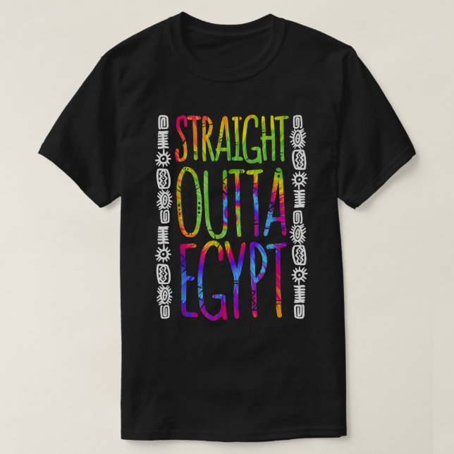 Camiseta Engraçado Hetero de Passagem Fora do Egito Jewer S (Frente do Design)