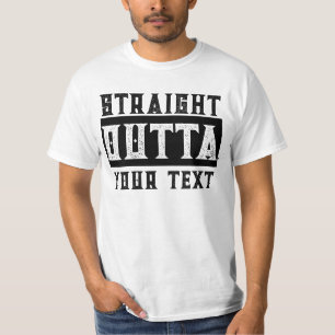 Camiseta Engraçado 'Hetero Fora do Texto' Paródia Camisa-T