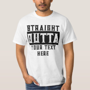 Camiseta Engraçado 'Hetero Fora do Texto' Paródia Camisa-T