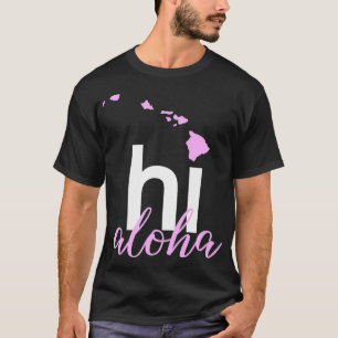 Camiseta Engraçado HI Aloha Hawaii Men Gift