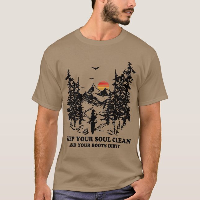 Camiseta Engraçado Hiker Gift (Frente)