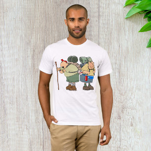 Camiseta Engraçado Hikers ao ar livre acampando humor