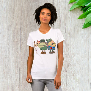 Camiseta Engraçado Hikers ao ar livre acampando humor