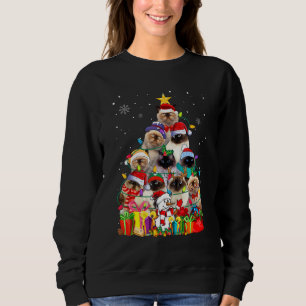 Camiseta Engraçado Himalaia Árvore de Natal Pet Gato Lover