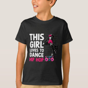 Camiseta Engraçado Hip Hop Dançando Arte Para Crianças Meni