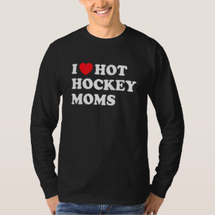 Camiseta Engraçado Hockey Eu Adoro Mães De Hóquei Quente