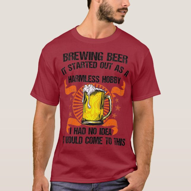 Camiseta Engraçado Home Brewery Beer Gift Brete Bremaster (Frente)