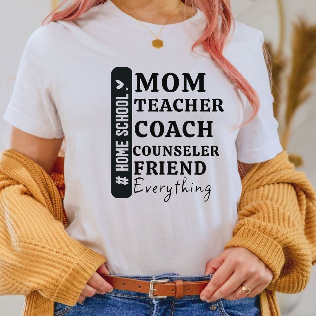 Camiseta Engraçado Home School Dons de Dia de as mães (Criador carregado)