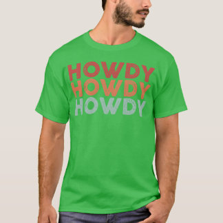 Camiseta Engraçado Horse Racing, garoto Howdy
