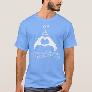 Camiseta Engraçado I Heart Science - Professor Aniversário 