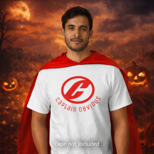 Camiseta Engraçado Idea CAPITÃO ÓBVIO