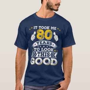 Camiseta Engraçado Ideia De Aniversário De 1942, 80 80 An