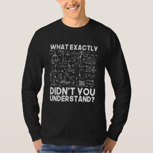 Camiseta Engraçado Ideia de Ciência Física de Matemática