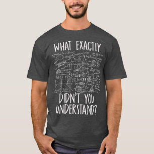 Camiseta Engraçado Ideia de Ciência Física de Matemática 1