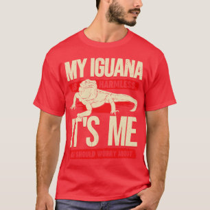 Camiseta Engraçado Iguana Amante de os animais Gift