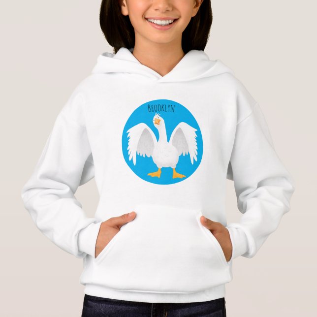 Camiseta Engraçado ilustração curiosa de desenho animado de (Frente)