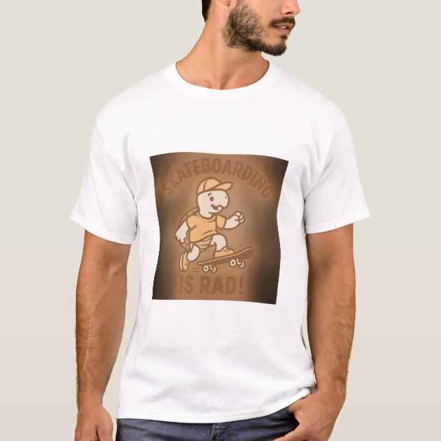 Camiseta Engraçado Ilustração de Tartaruga - Eu Vou Chegar. (Frente)