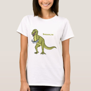 Camiseta Engraçado ilustração do dinossauro T rex